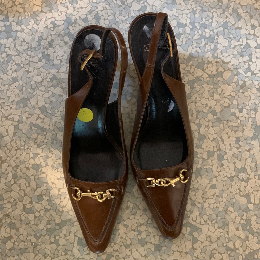 Brand New Coach Slingback Heels